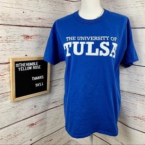 University of Tulsa Russell Athletic Blue T-Shirt